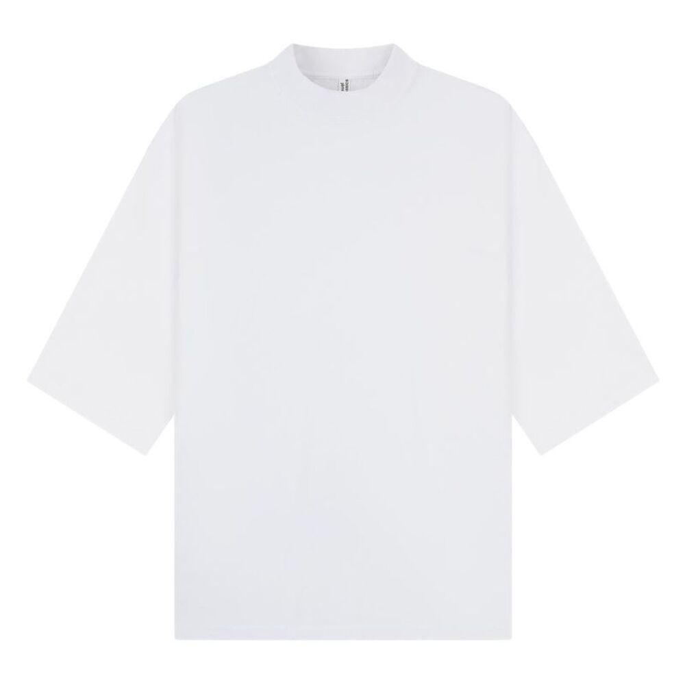 Casual Classics Unisex Adult Combed Ringspun Cotton Extended Neckline Oversized